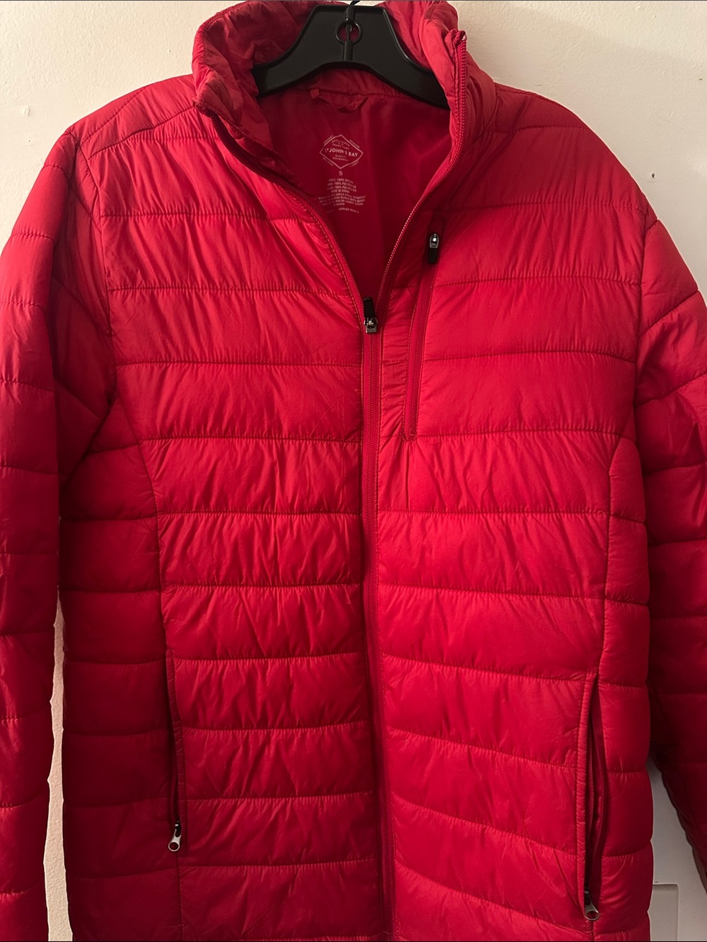 St. John’s Bay Lightweight Quilted Puffer Jacket - Red